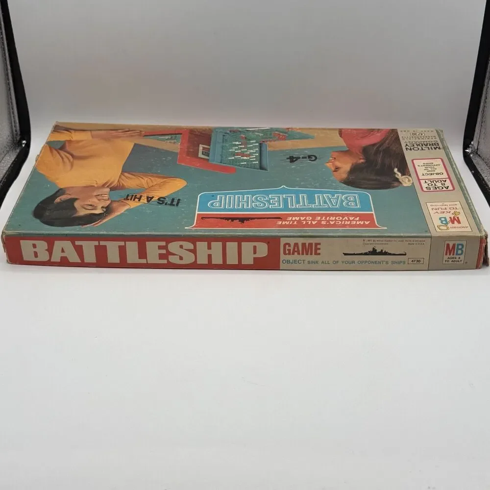 Milton Bradley Vintage 1967 Battleship Board Game MPN 4730 2 Players 17+